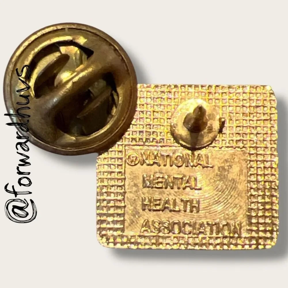 National Mental Health Association Pin – Dual Profile Design